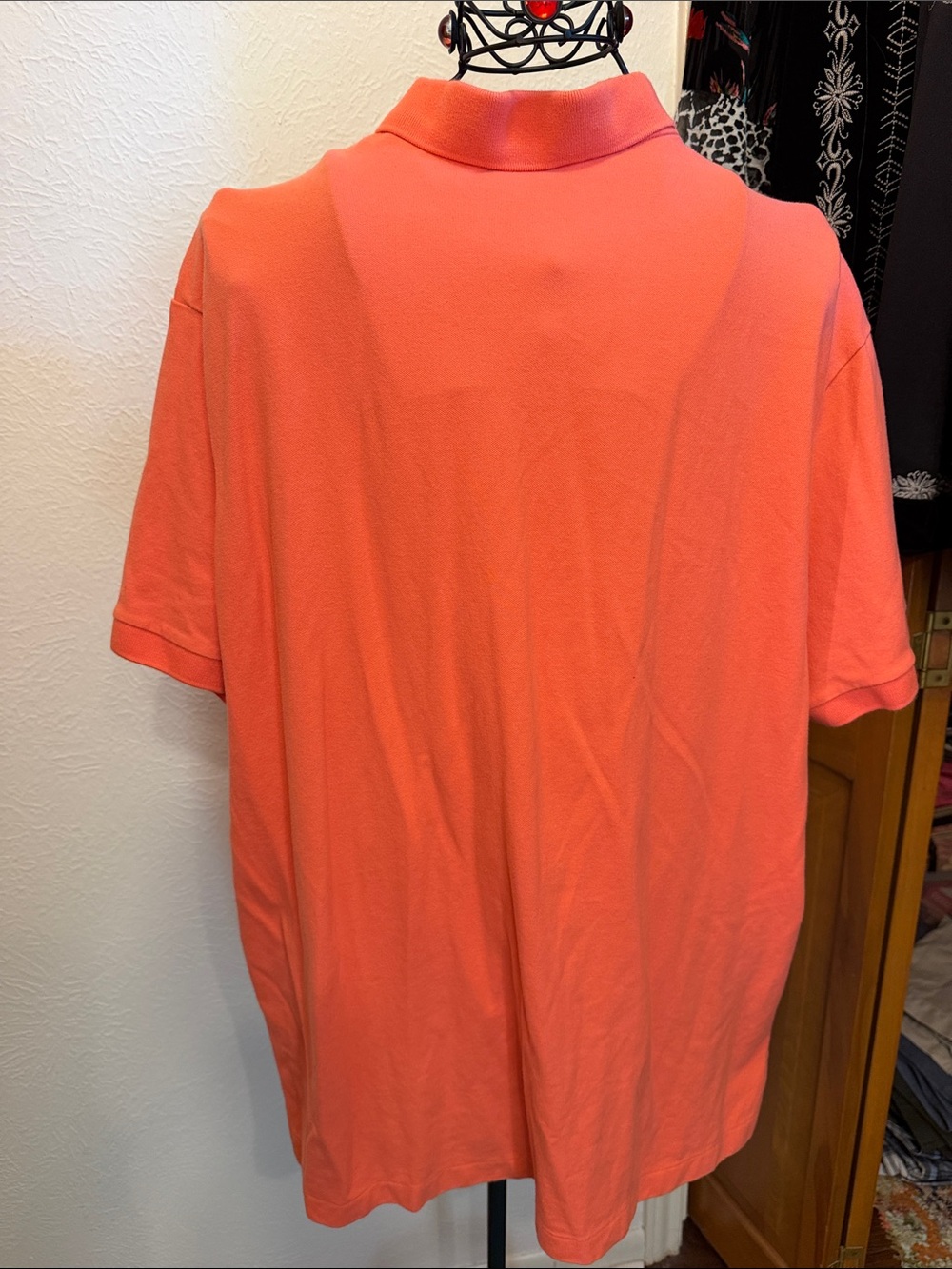 🪸🪸🪸BOGOHO🪸🪸🪸Cremieux Men's Coral-Orange Polo-2XL - Picture 7 of 9